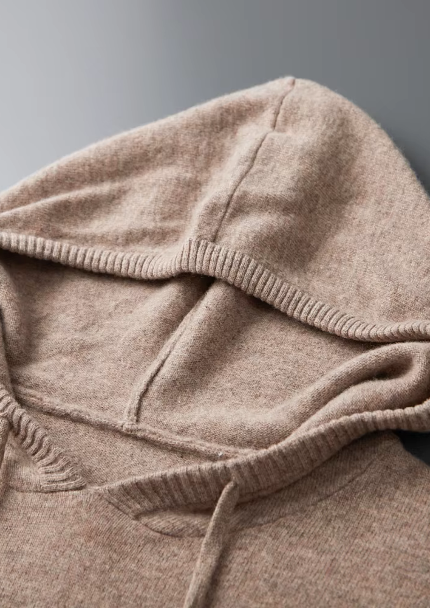 Pure Extra-Fine Merino Wool Leisure Hoodie
