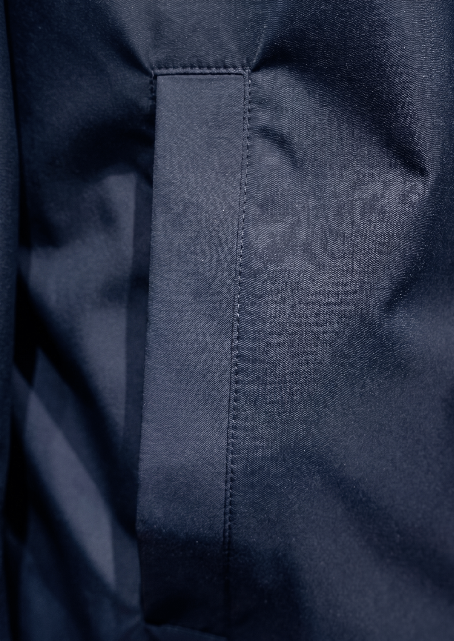 Navy Blue Technical Windbreaker Jacket