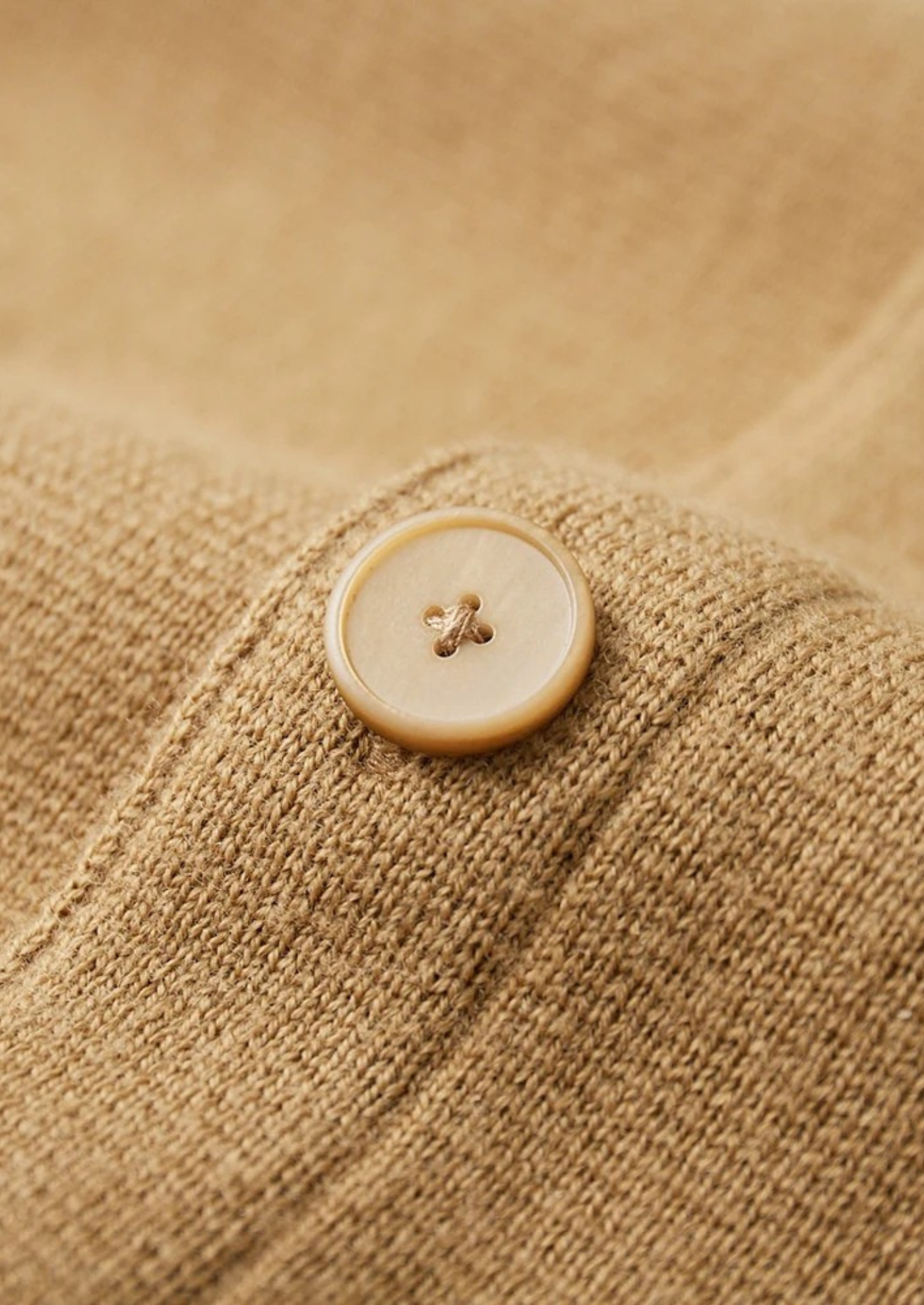 Pure Extra-Fine Merino Wool Button Overshirt