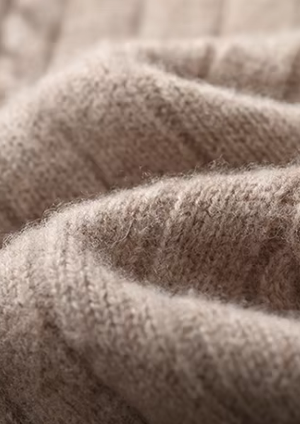 Pure Extra-Fine Merino Wool Rib Mockneck
