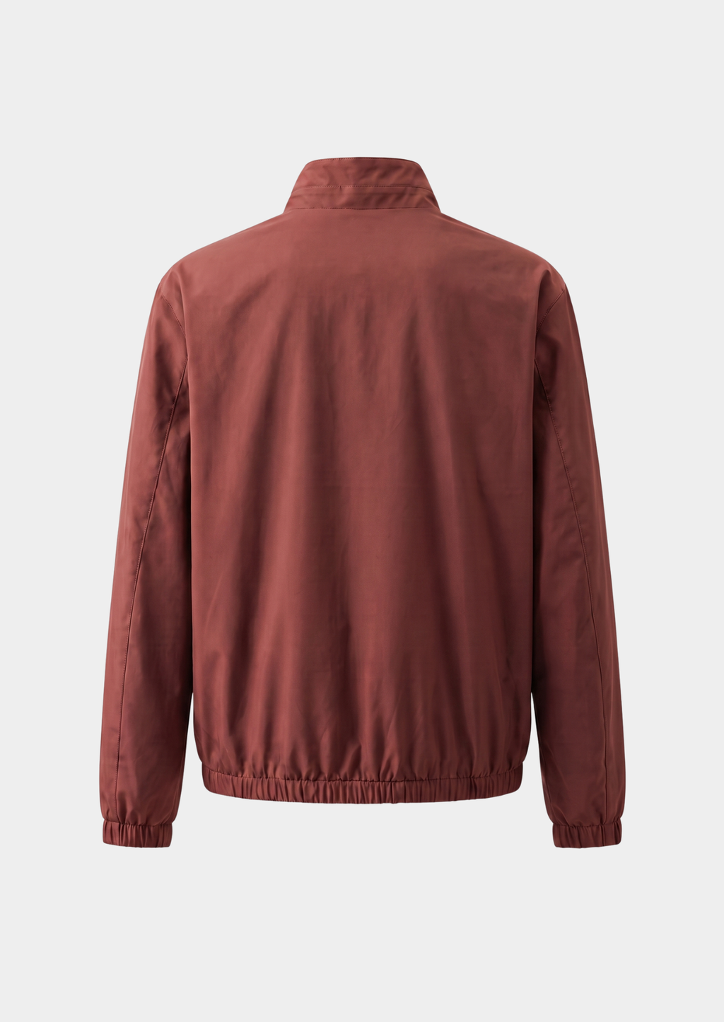 Brick Red Technical Windbreaker Jacket