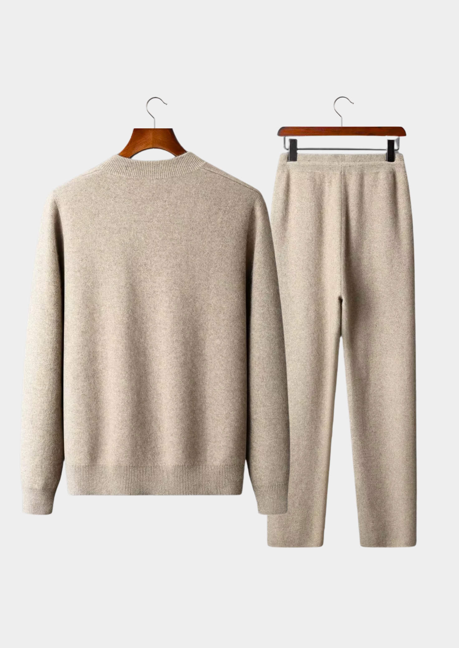 Pure Extra-Fine Merino Wool Sand Falconi Set
