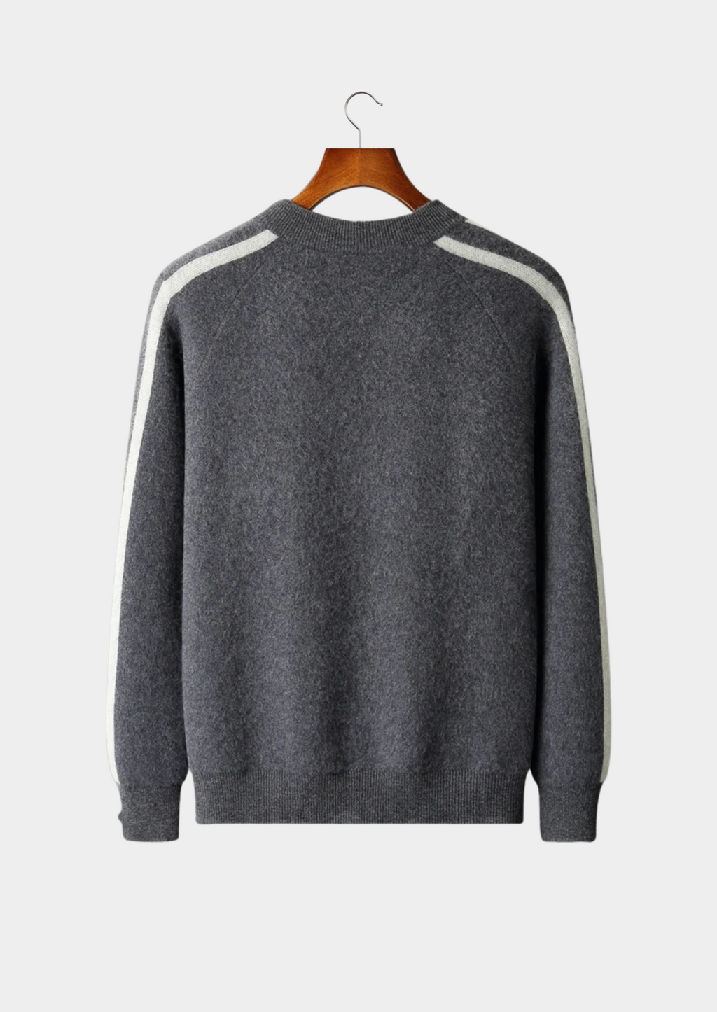 Pure Extra-Fine Merino Wool Striped Cardigan