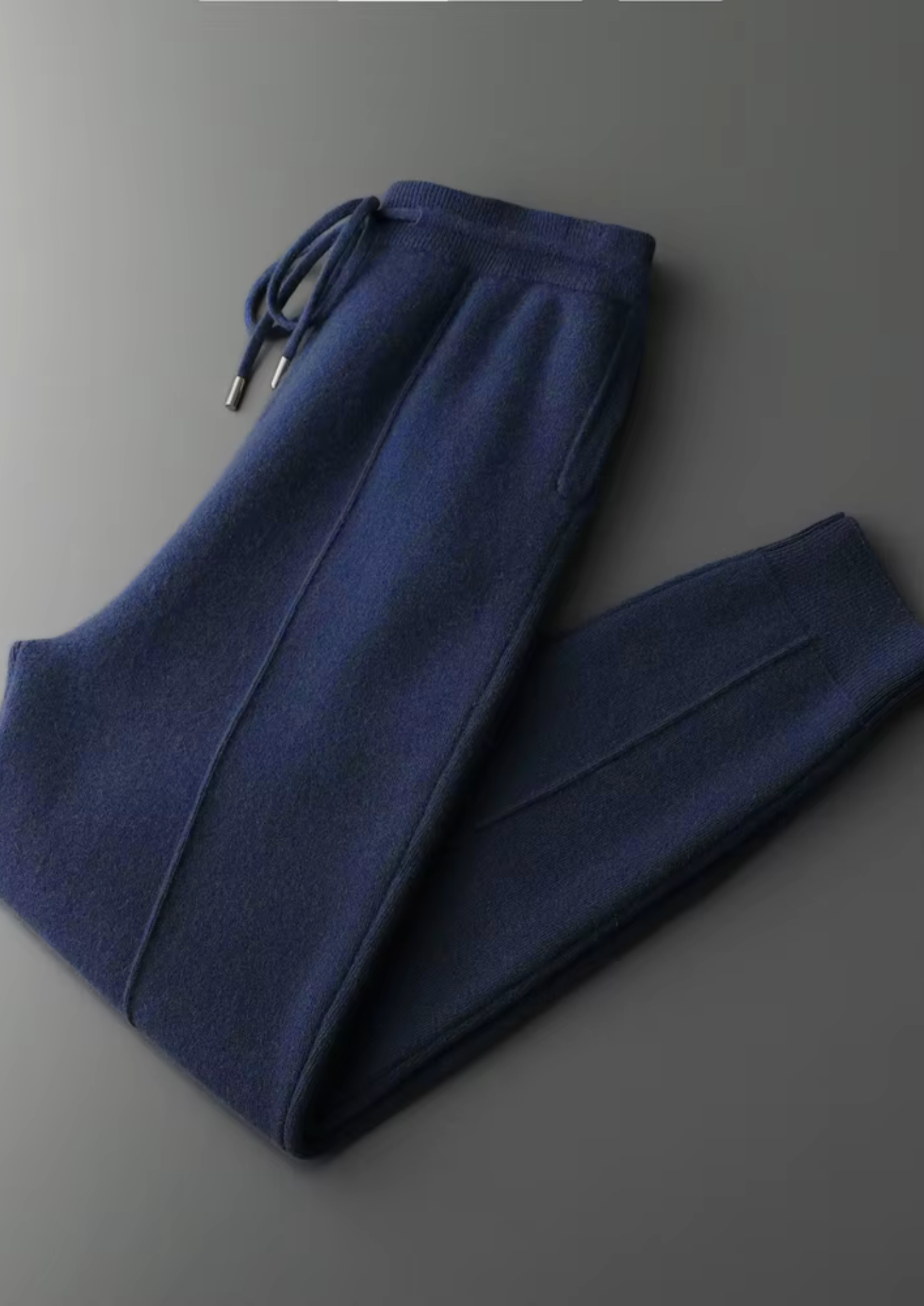 Pure Extra-Fine Merino Wool Navy Blue Luzzo Set