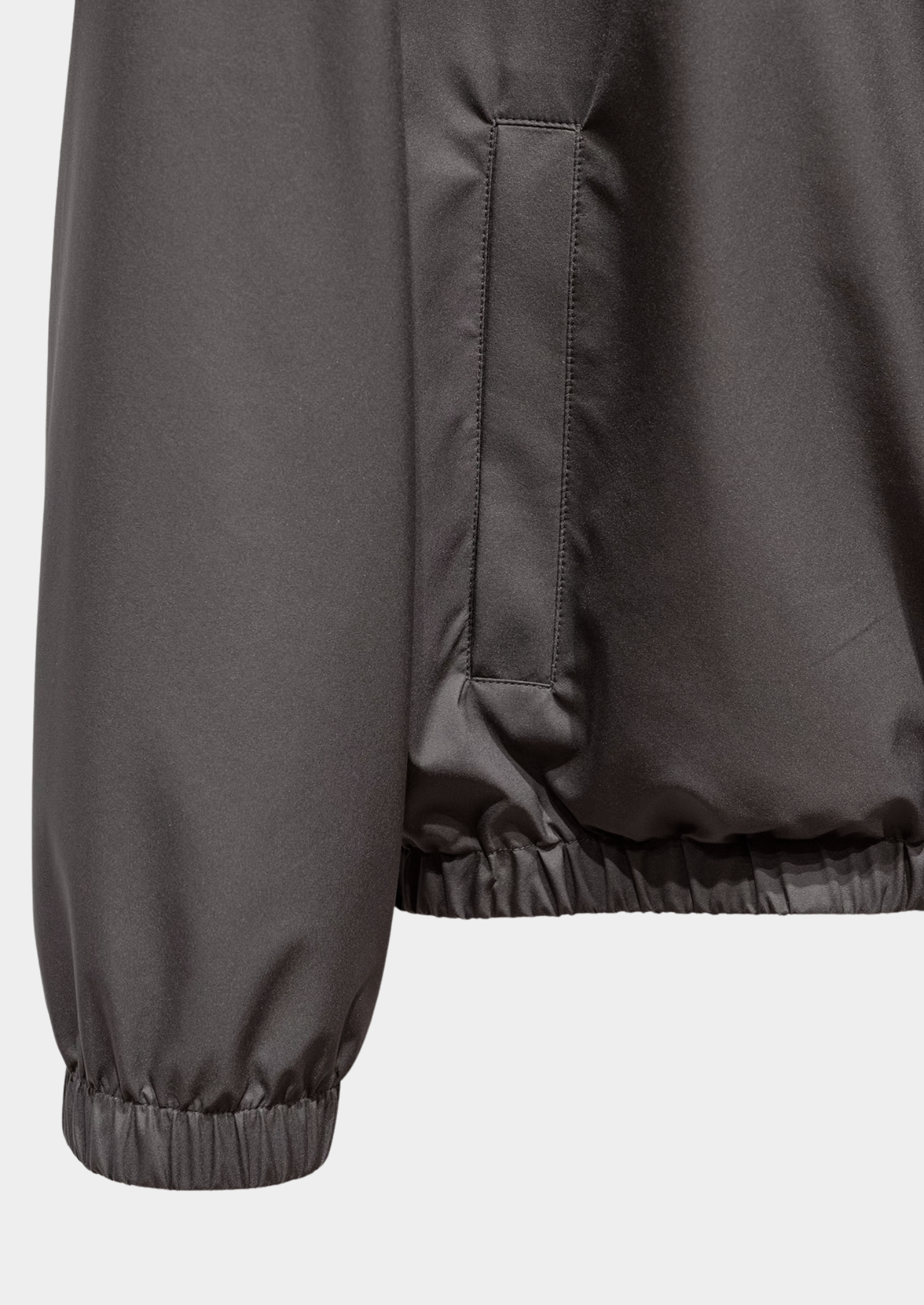 Fog Gray Technical Windbreaker Jacket