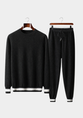 Premium Cashmere Black Vienna Leisure Set
