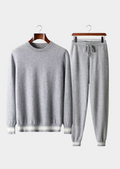 Premium Cashmere Light Gray Vienna Leisure Set