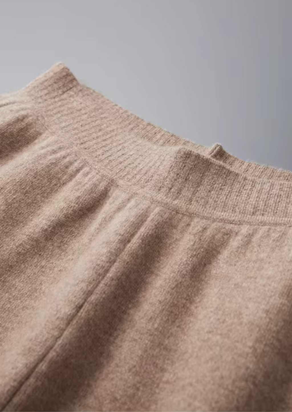 Premium Cashmere Straight Trousers