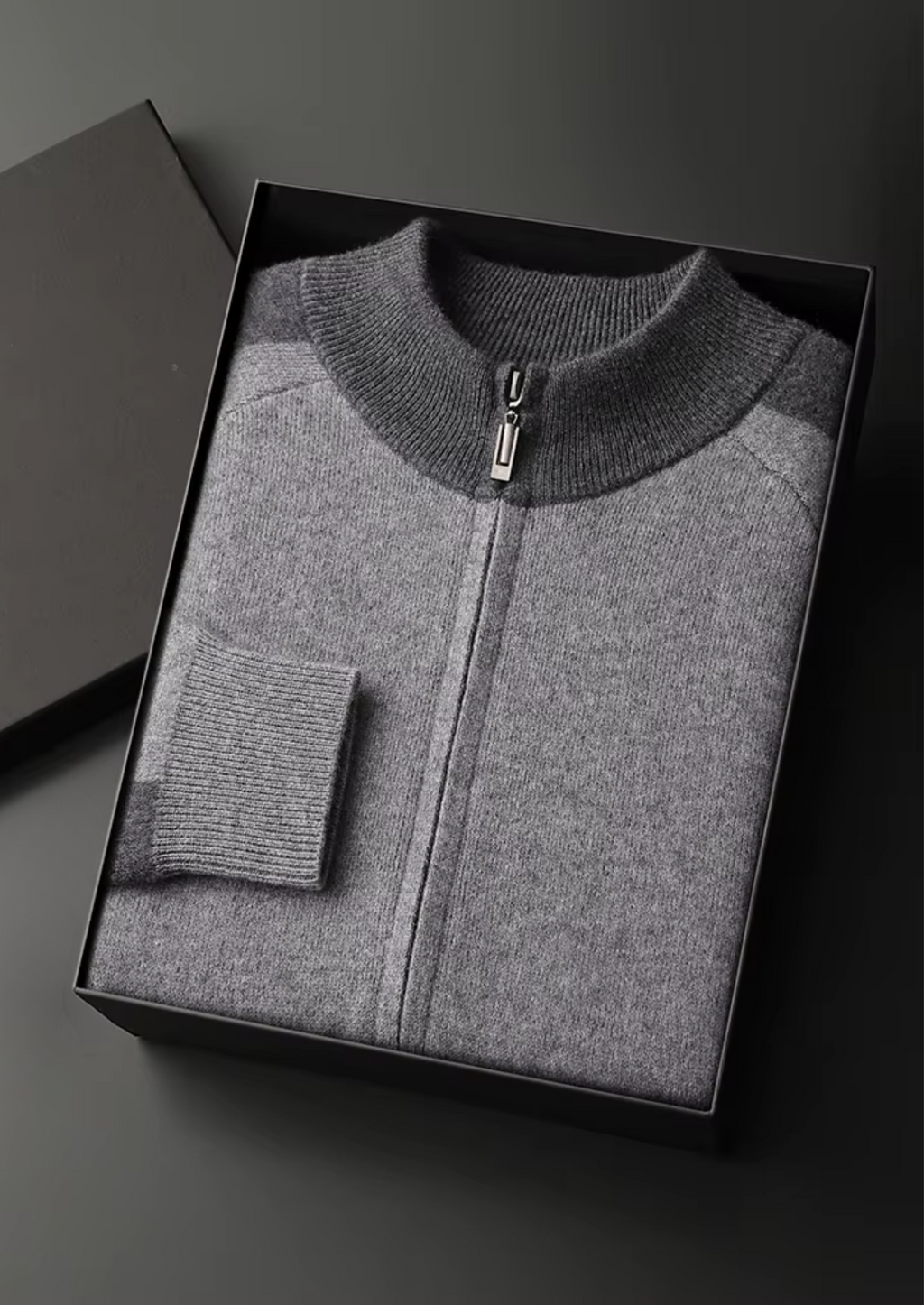 Premium Cashmere Dark Gray Torino Leisure Set
