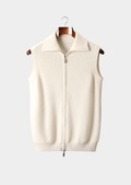 PURE CASHMERE BODY WARMER VEST