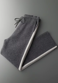 Pure Extra-Fine Merino Wool Wide Leisure Trousers