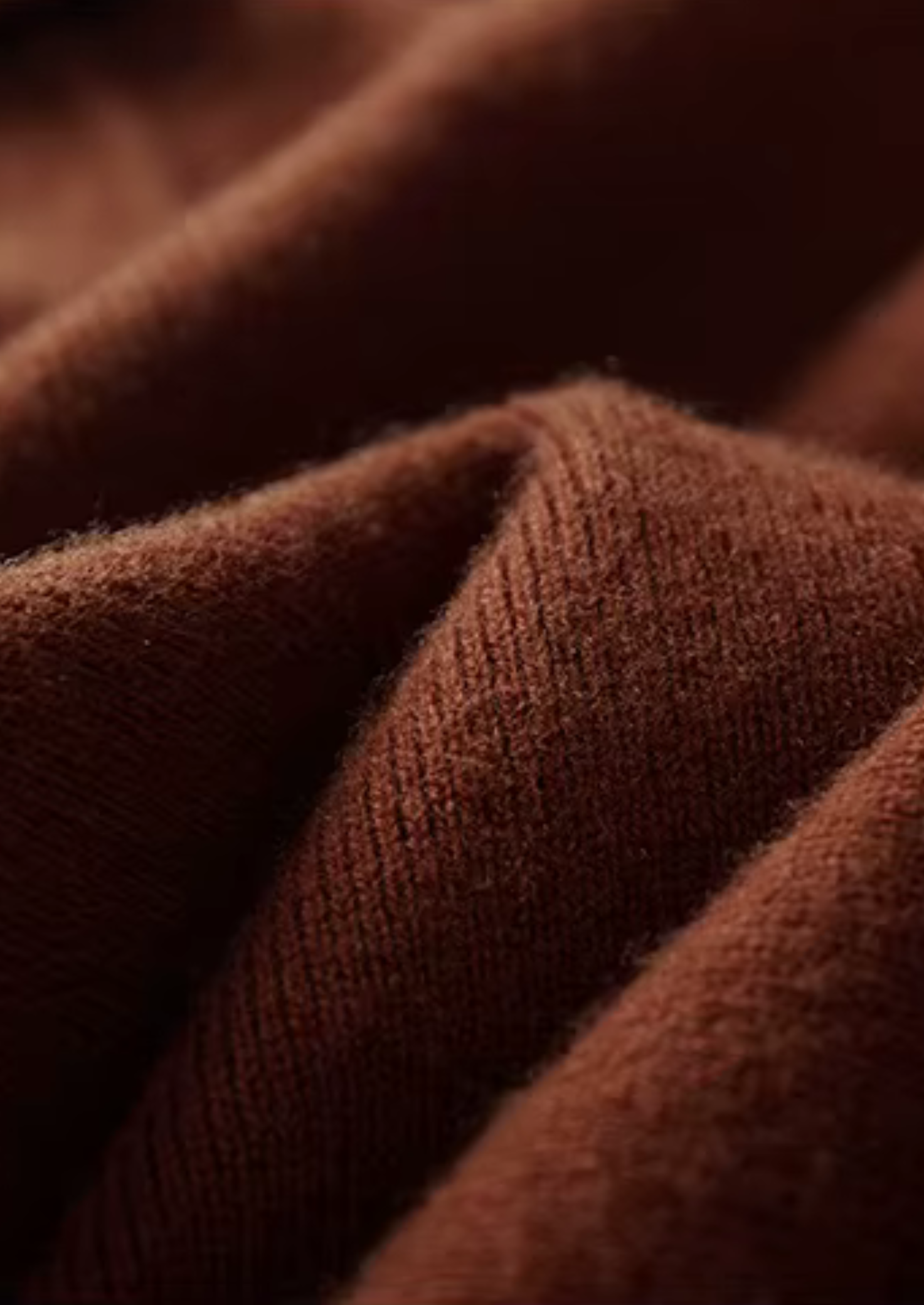 Pure Extra-Fine Merino Wool Ribbed Buttonless Polo