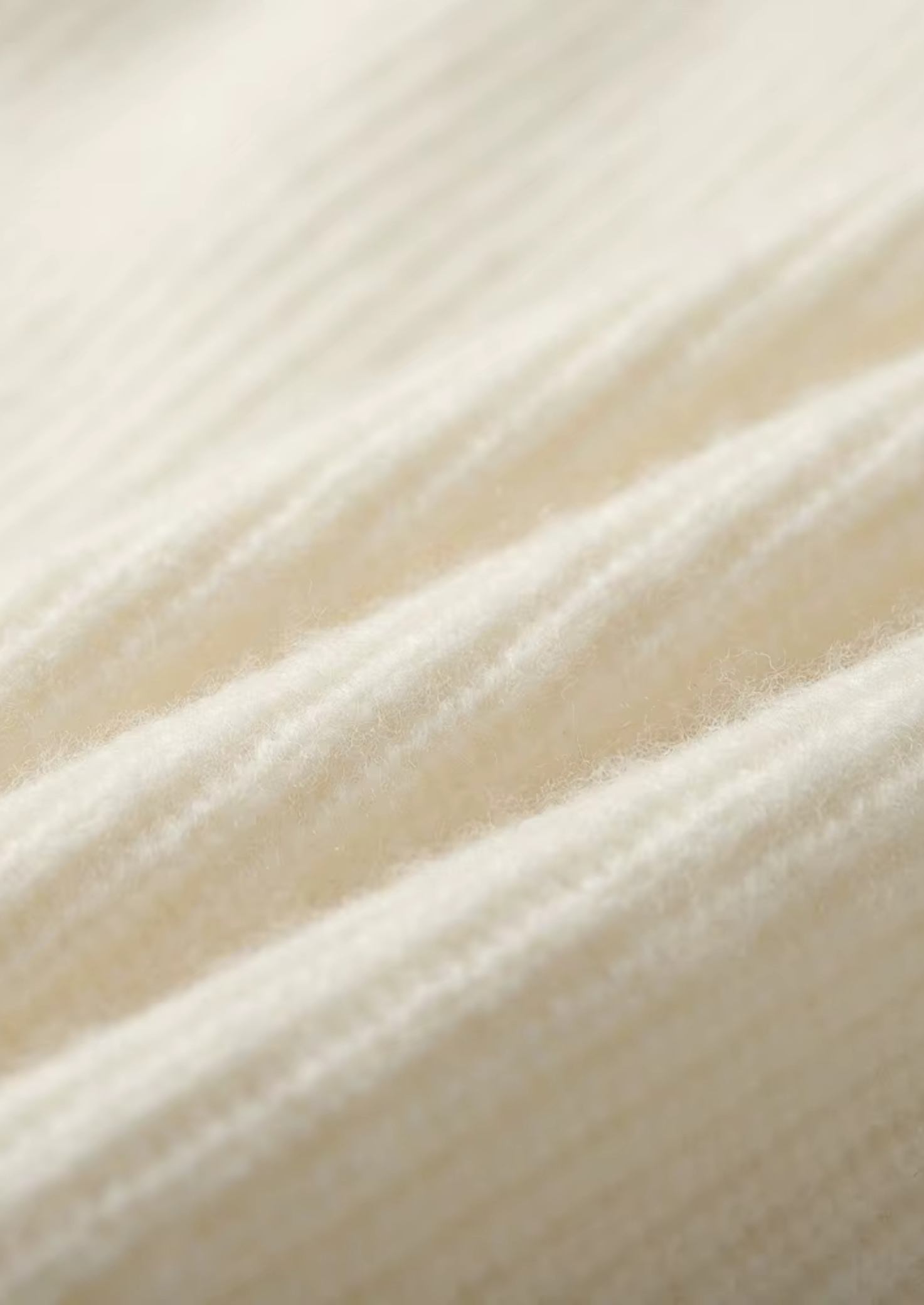Premium Cashmere Ribbed V-Neck Sweater