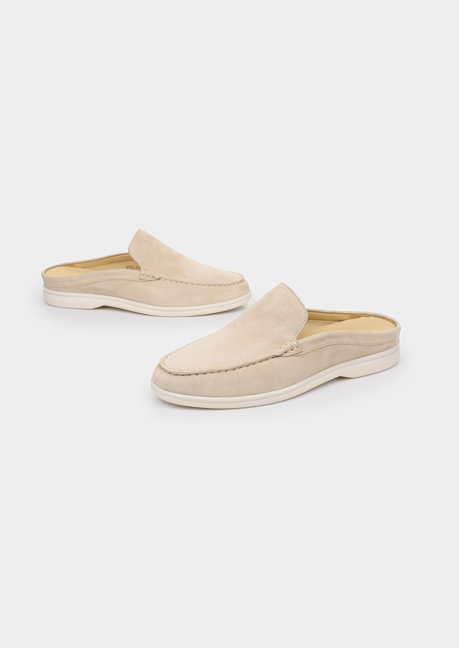 Ivory Marina Suede Slipper