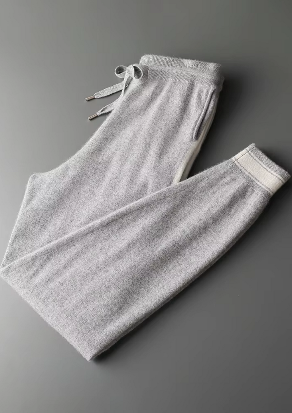 Premium Cashmere Light Gray Vienna Leisure Set