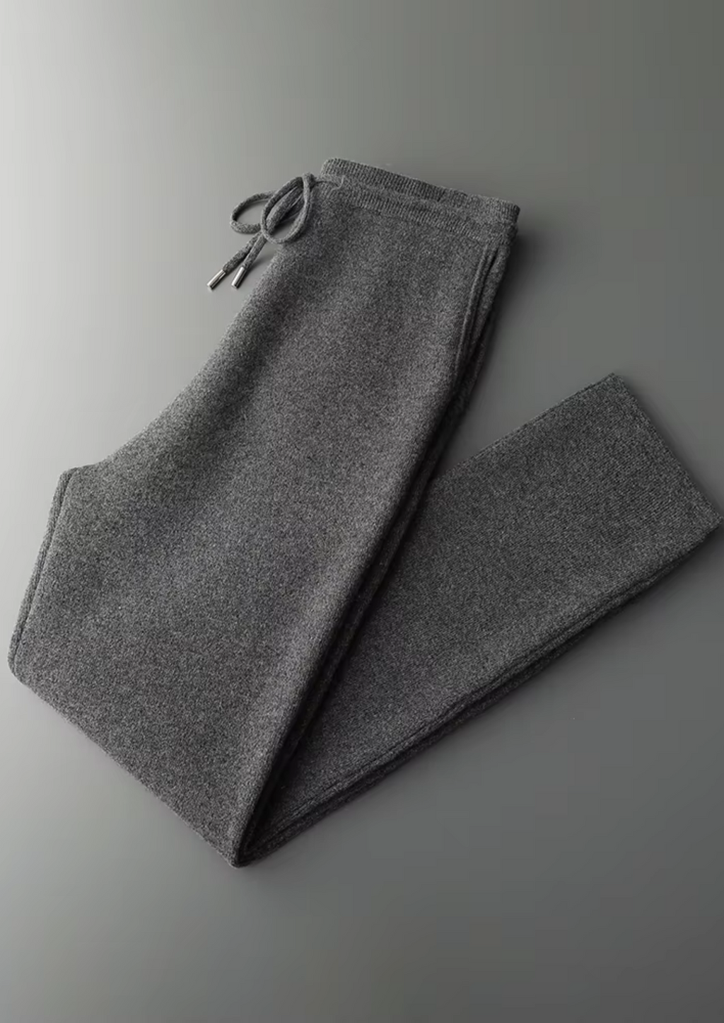 Pure Extra-Fine Merino Wool Dark Gray Arvo Set