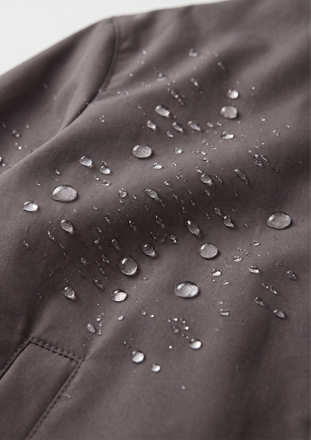 Fog Gray Technical Windbreaker Jacket