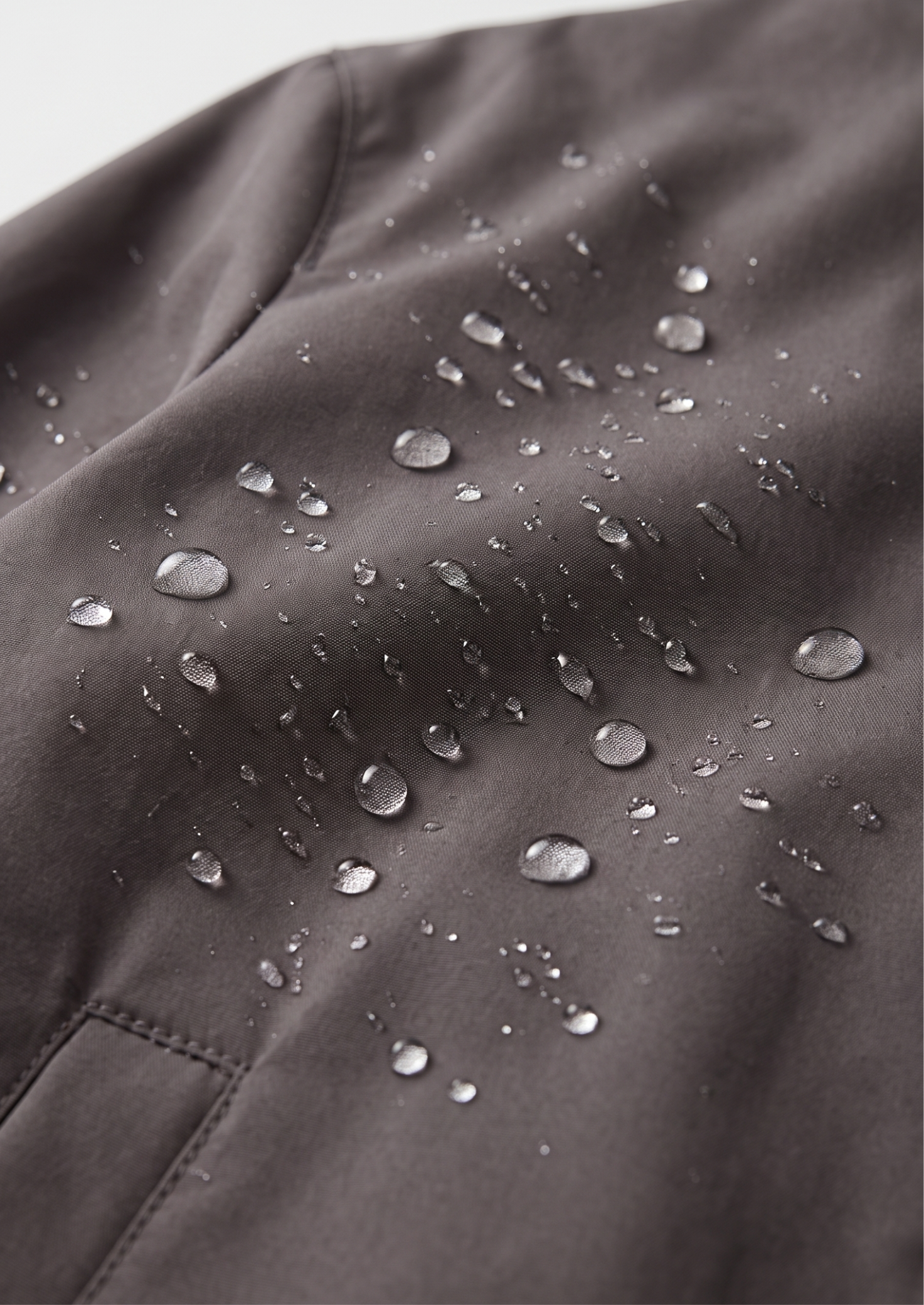 Fog Gray Technical Windbreaker Jacket