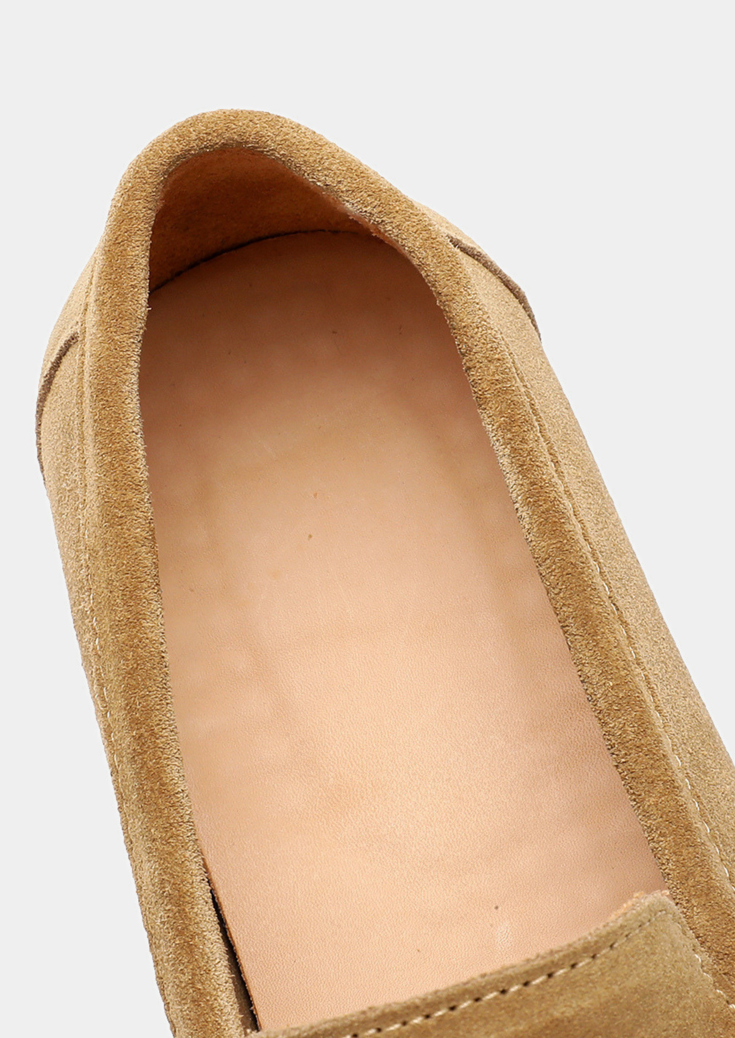 Caramel Classic Penny Suede Loafers