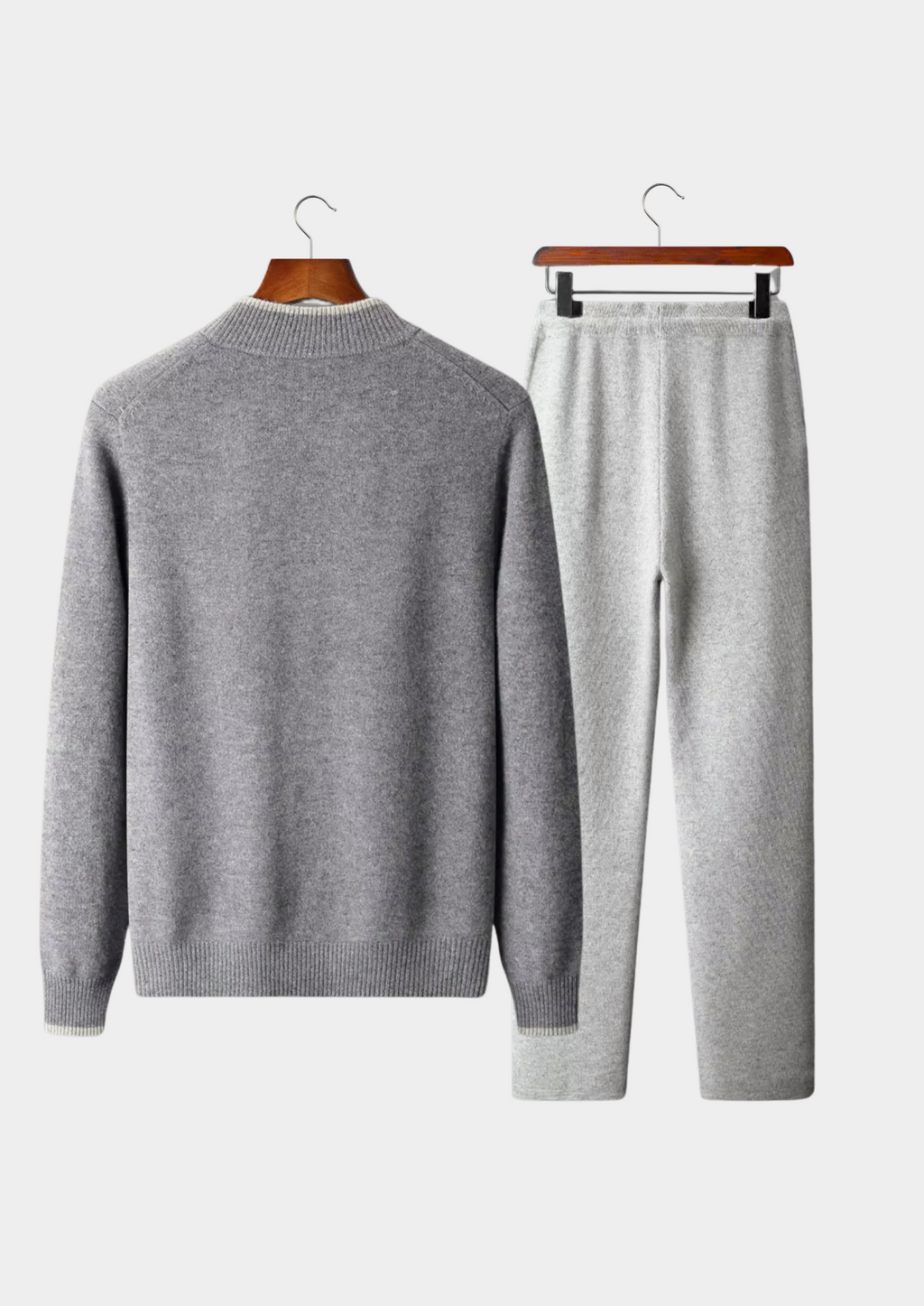 Pure Extra-Fine Merino Wool Two Tone Set