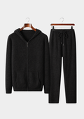 Pure Extra-Fine Merino Wool Black Arvo Set