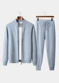 Pure Extra-Fine Merino Wool Light Blue Luzzo Set