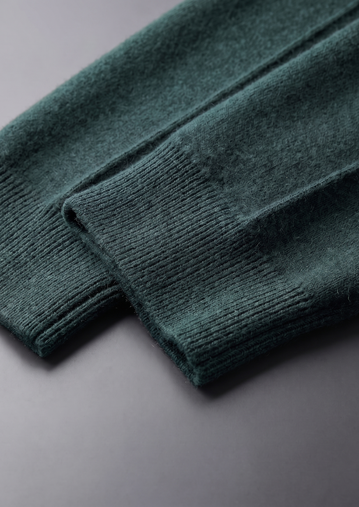 Pure Extra-Fine Merino Wool Sea Green Luzzo Set